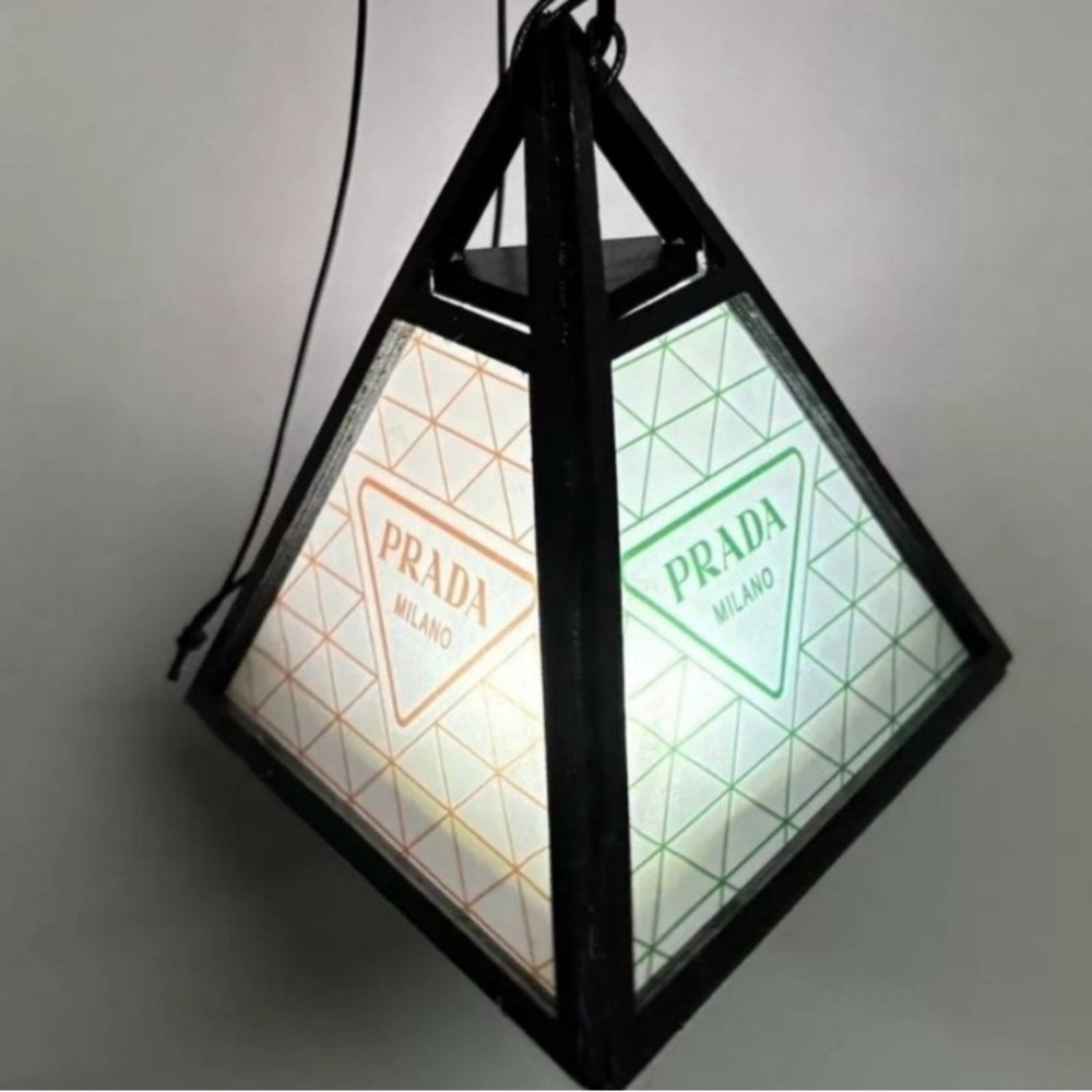 Prada Geometric Pyramid Pendant Light